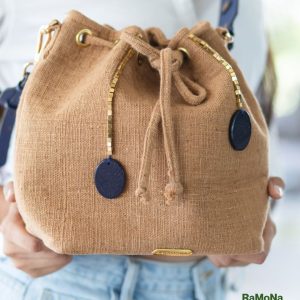 Light Brown with Sandstone (2 Blue glitter stones) and   Hermite (small golden beads in a line ending with the Blue stones.